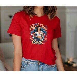 Aaliyah Rock The Boat Red Shirt